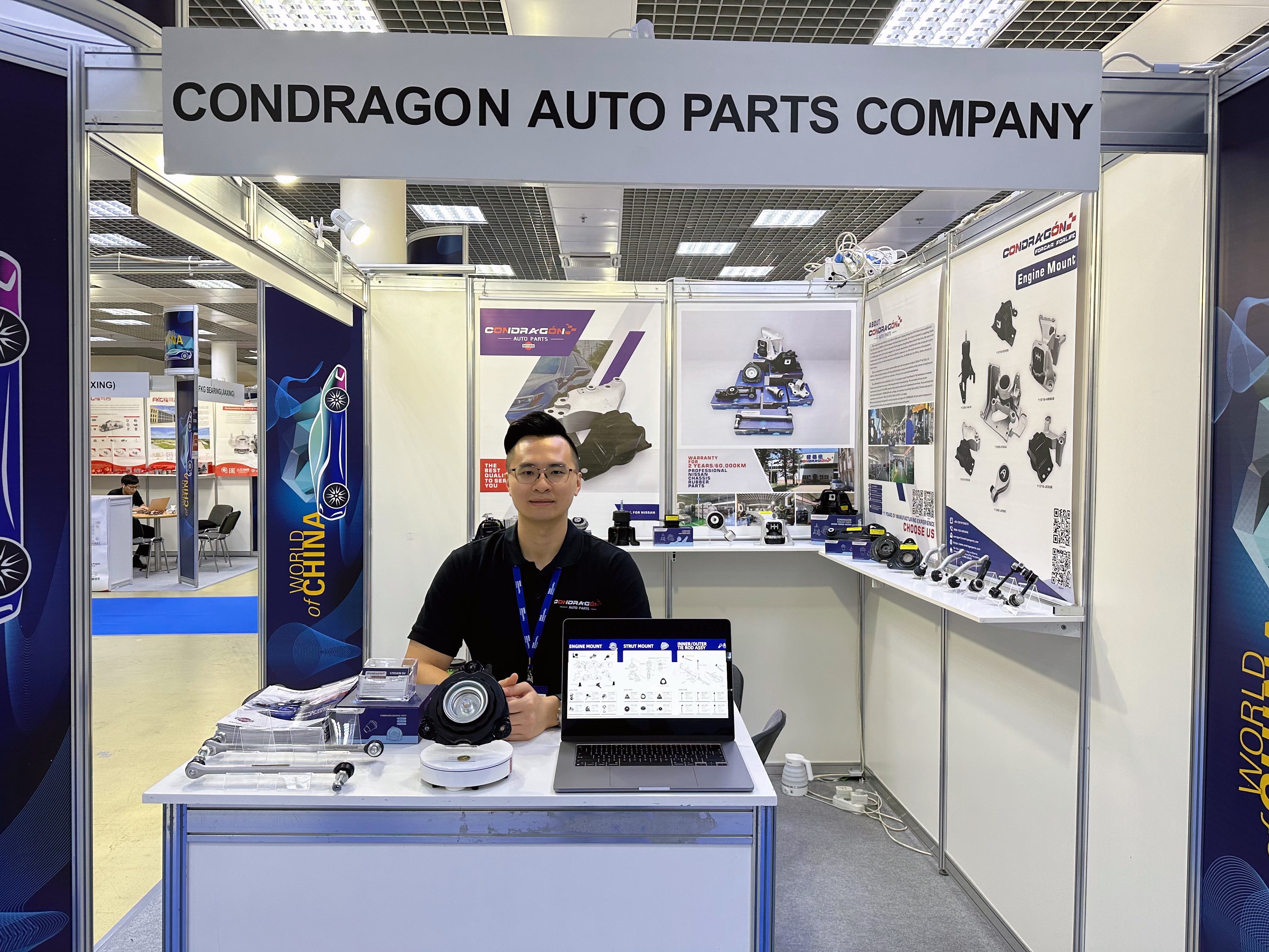 exposição de peças automotivas