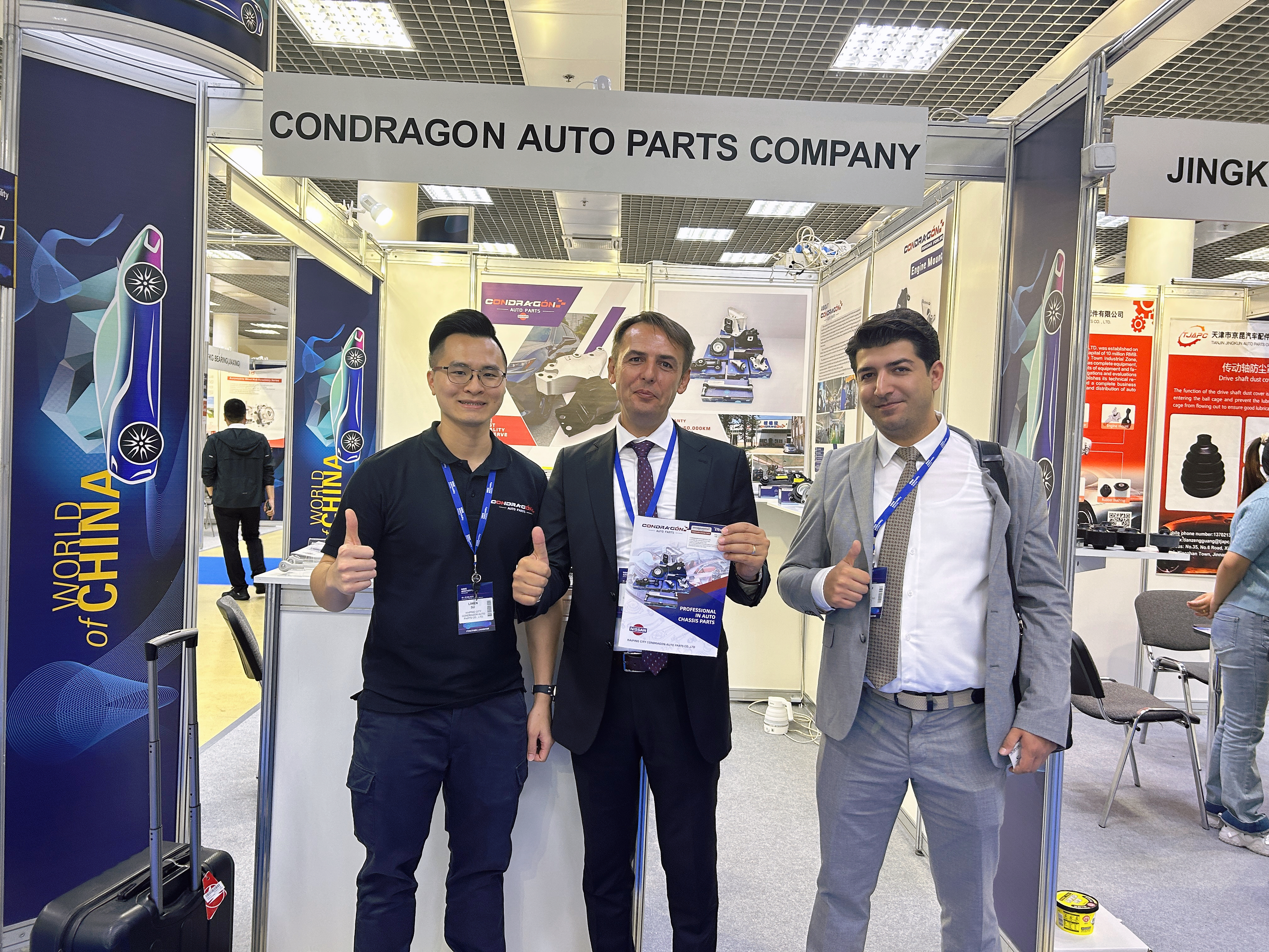 exposição de peças automotivas